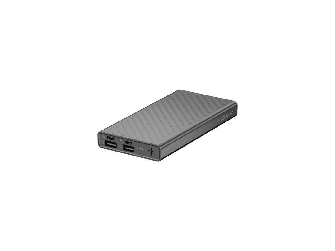 Buy Platinum 10000mAh FLARE Series Power Bank - Black in Qatar Buy Platinum 10000mAh FLARE Series Power Bank - Black in Qatar